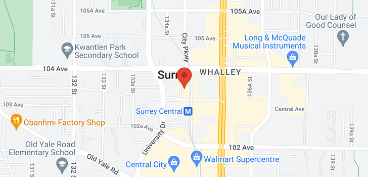map of 3909 13495 CENTRAL AVENUE